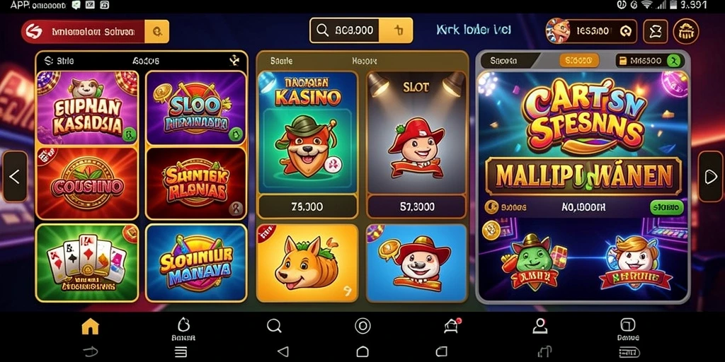 Tampilan awal game 8QR yang menarik dan intuitif.