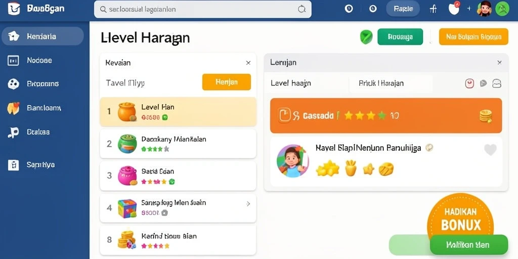 Tampilan antarmuka yang intuitif dan mudah digunakan.