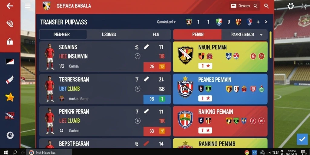 Tampilan antarmuka yang user-friendly.