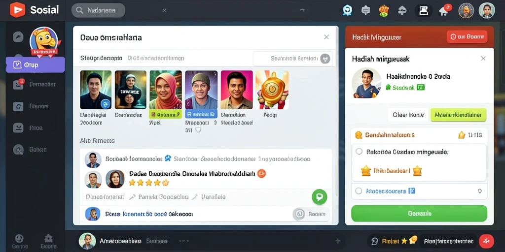 Tangkapan layar menunjukkan karakter utama di dalam dunia game.
