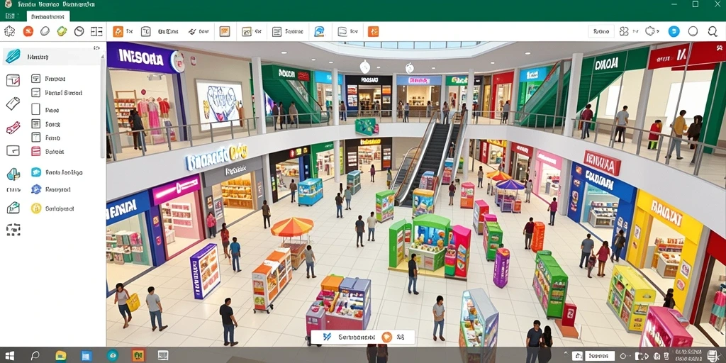 Gambar tampilan awal yang menarik dengan grafik yang cerah.